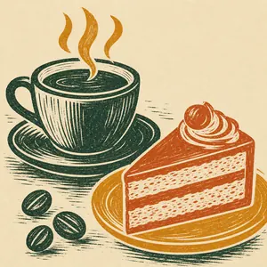 Café in Faversham — illustrated
